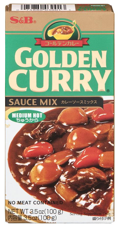 Curry Roux packaging - S&B Brand